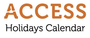 ACCESS Holidays Calendar